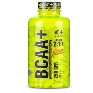 4+ Nutrition Bcaa+ Plus 250 tabs Aminoacidi Ramificati qualità Ajinomoto ®