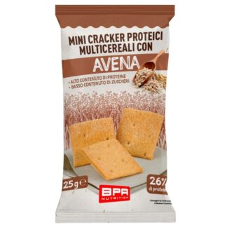 BPR NUTRITION MINI CRACKER PROTEICI - GUSTO AVENA - 1 conf da 25 g