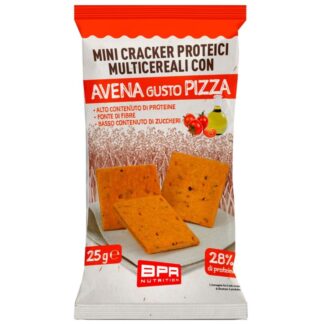 BPR NUTRITION MINI CRACKER PROTEICI - GUSTO AVENA E PIZZA - 1 conf da 25 g