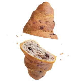 CiaoCarb High Fibre Lowbrioche con Frutti di Bosco - 1 croissant da 45 gr