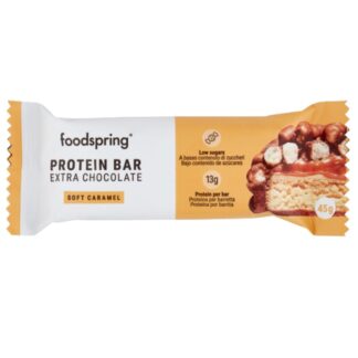 Foodspring Protein Bar Extra Chocolate - 1 barretta da 45 gr