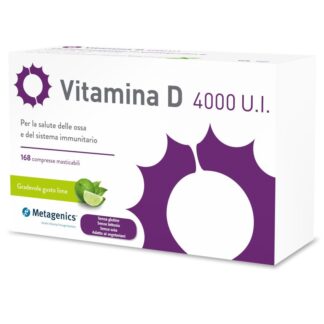Metagenics Vitamina D 4000 U.I. - 168 cpr masticabili