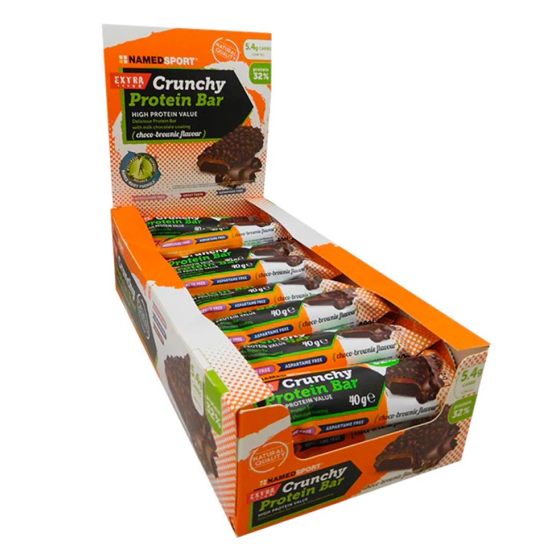 NAMED SPORT Crunchy Proteinbar 24 barrette da 40 gr
