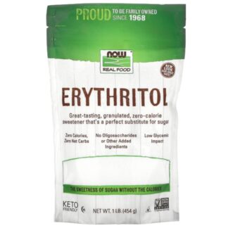NOW FOODS ERYTHRITOL - 454 gr