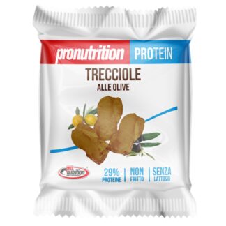 PRONUTRITION TRECCIOLE PROTEICHE ALLE OLIVE 30 gr