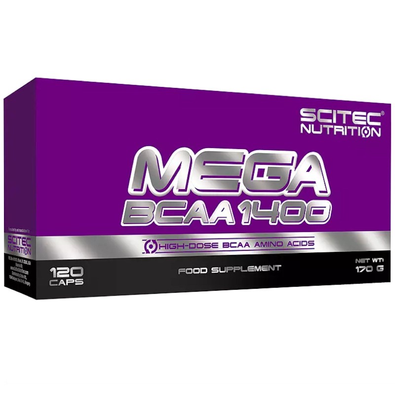 Scitec Nutriton Mega Bcaa 1400 - 120 caps