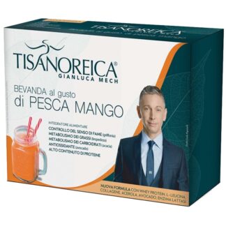 TISANOREICA BEVANDA PESCA MANGO 4 BUSTE PAT DA 29 gr