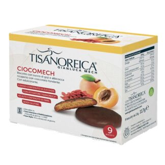 Tisanoreica Ciocomech Goji e Albicocca Glycemic Friendly (9 biscotti da 13 gr)