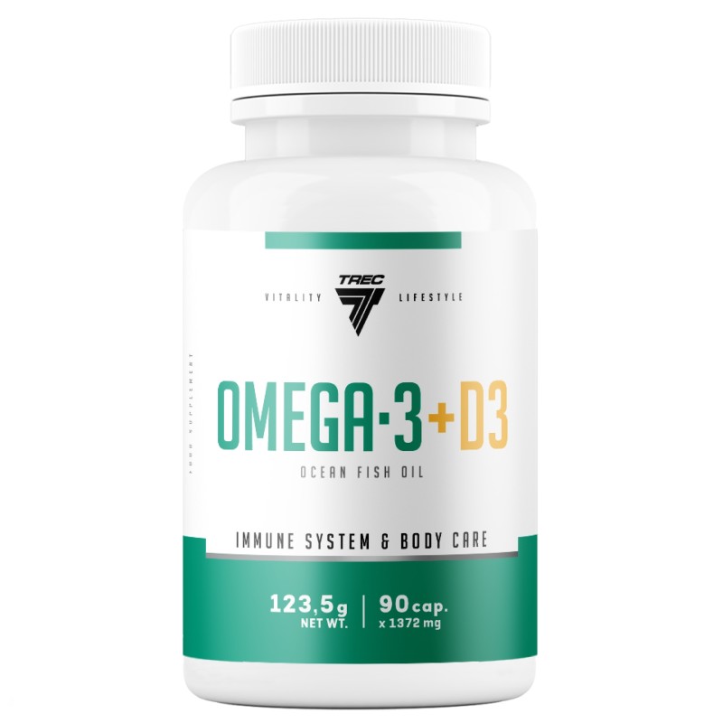 Trec Nutrition Omega-3 + D3 - 90 caps