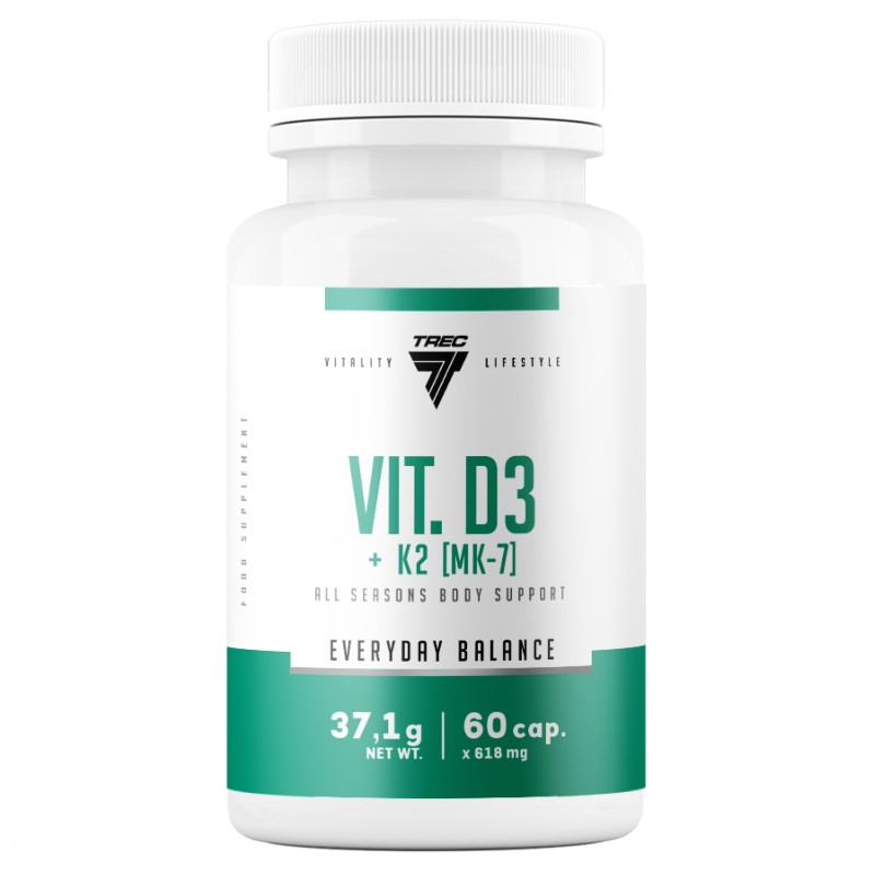 Trec Nutrition Vit. D3+K2 - 60 caps