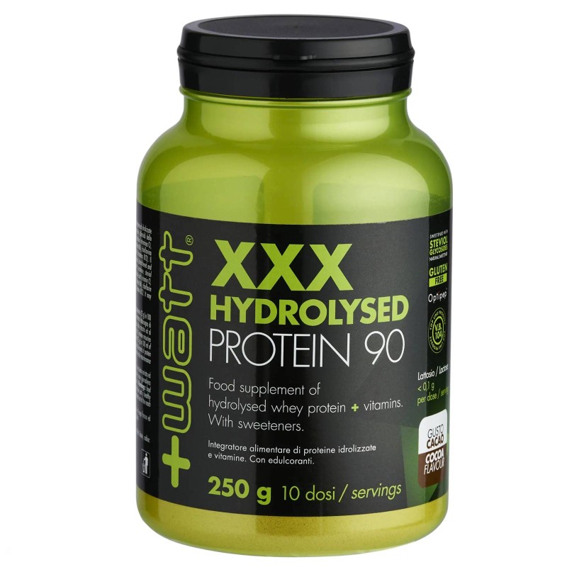 +Watt XXX Hydrolysed Protein 90 - 250 gr