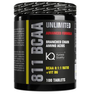 ANDERSON 811 Bcaa unlimited 100 cpr. Aminoacidi ramificati 8:1:1 + Leucina Extra