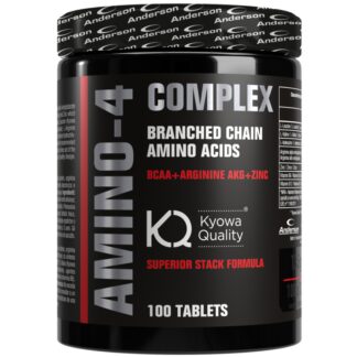 ANDERSON Amino 4 Complex 100cpr Aminoacidi ramificati BCAA + ZINCO +Arginina AKG