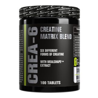 Anderson Crea-6 100 cpr. 6 Creatina con Alcalina Piruvato Monoidrato e Malato