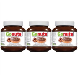 Anderson Go Nuts 3x 350 gr Cioccolata Proteica Spalmabile come Nutella GONUTS