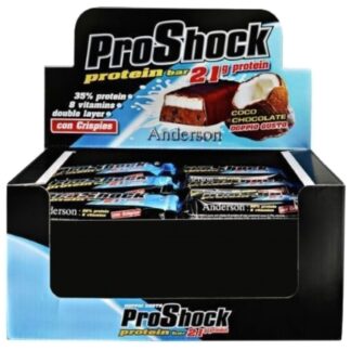 ANDERSON Proshock 24 Barrette Proteiche Con Proteine Siero Del Latte + Vitamine