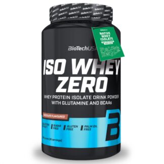 BIOTECH USA Iso Whey Zero 908 gr Proteine Isolate Siero del Latte senza LATTOSIO