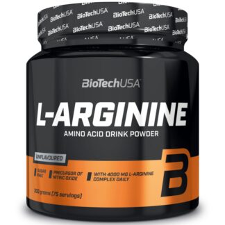 Biotech Usa L-Arginine 300gr Integratore di Arginina in Polvere - Ossido Nitrico