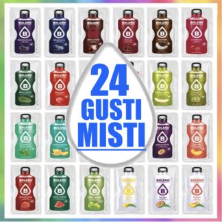 Bolero Drink 24 gusti Misti Assortiti Preparato istantaneo per Bevande Zero Carbo