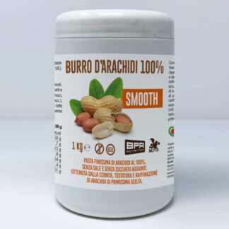 BPR NUTRITION Burro D'Arachidi 100% SMOOTH 1 Kg