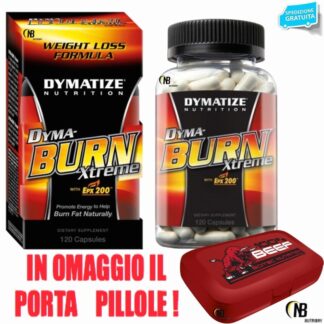 Dymatize Dyma Burn Xtreme 120 cpr.  Termogenico Bruciagrassi con Carnitina