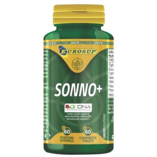 Eurosup Sonno+ 60 cpr. Integratore con Melatonina Escolzia Tiglio e Valeriana