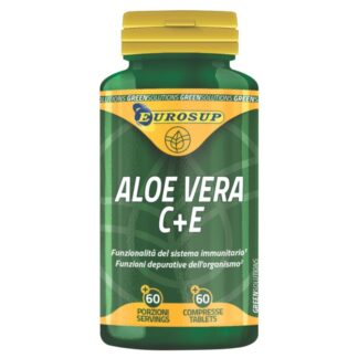 Eurosup Aloe Vera 60 compresse Integratore di Aloe con Vitamina C e E