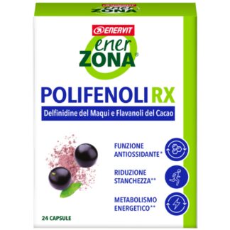 ENERVIT Enerzona Polifenoli Rx Maqui 24 caps Antiossidante Potente Anti Radicali
