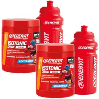 Enervit Isotonic Drink Sali Minerali Potassio Magnesio 2 X 420 gr + Borraccia