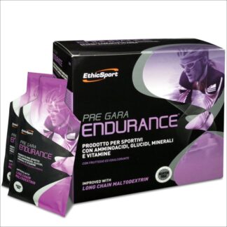 ETHIC SPORT Pre Gara Endurance Energetico con Maltodestrine Vitamine Aminoacidi