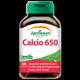 JAMIESON Calcio 650 120 cpr Integratore di Calcio alto dosaggio