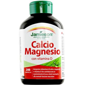 Jamieson Calcio Magnesio Con Vitamina D Integratore Alimentare 200 Compresse