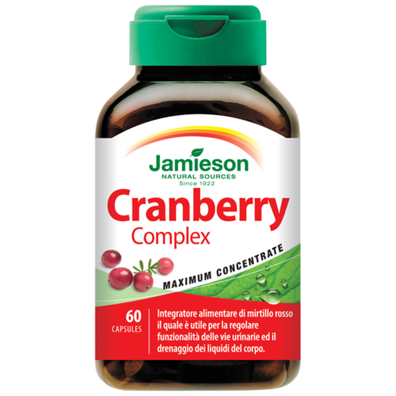 JAMIESON Cranberry Complex 60 caps Integratore di mirtillo rosso