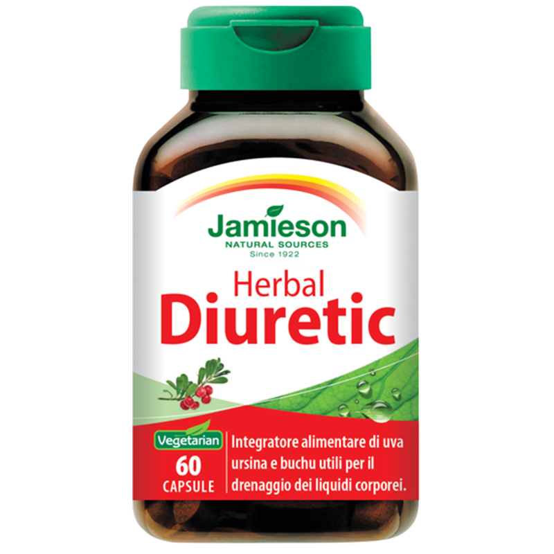JAMIESON Herbal Diuretic 60 caps Diuretico Drenante