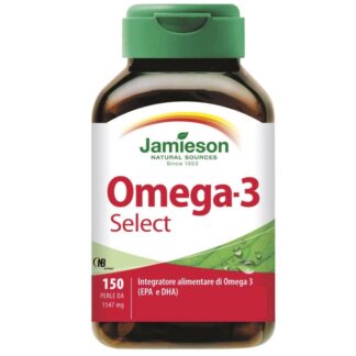 Jamieson Omega 3 Select 150 Perle Integratore Olio di Pesce + Vitamina E