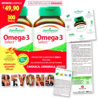 Jamieson Omega 3 Select 300 Perle EPA DHA + Portapillole