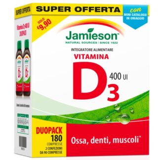 JAMIESON Vitamina D3 400 DUOPACK - 180 cpr