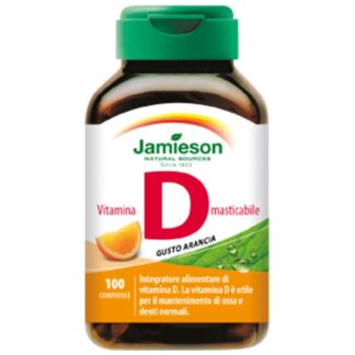 JAMIESON Vitamina D3 Masticabile - 100 cpr gusto Arancia