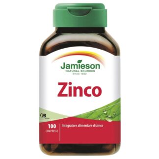 Jamieson Zinco 100 cpr. Integratore Alimentare Alto Dosaggio