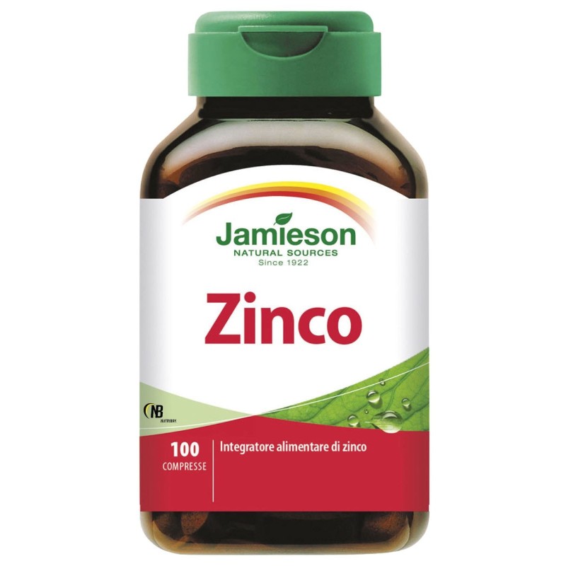Jamieson Zinco 100 cpr. Integratore Alimentare Alto Dosaggio