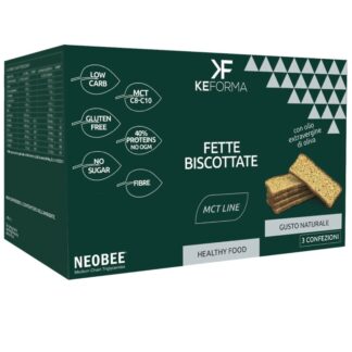 KEFORMA MCT FETTE BISCOTTATE 3 confezioni da 40 g