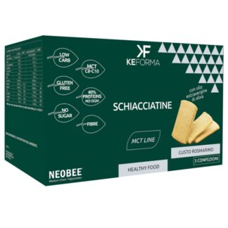 KEFORMA MCT SCHIACCIATINE 3 confezioni da 30 gr