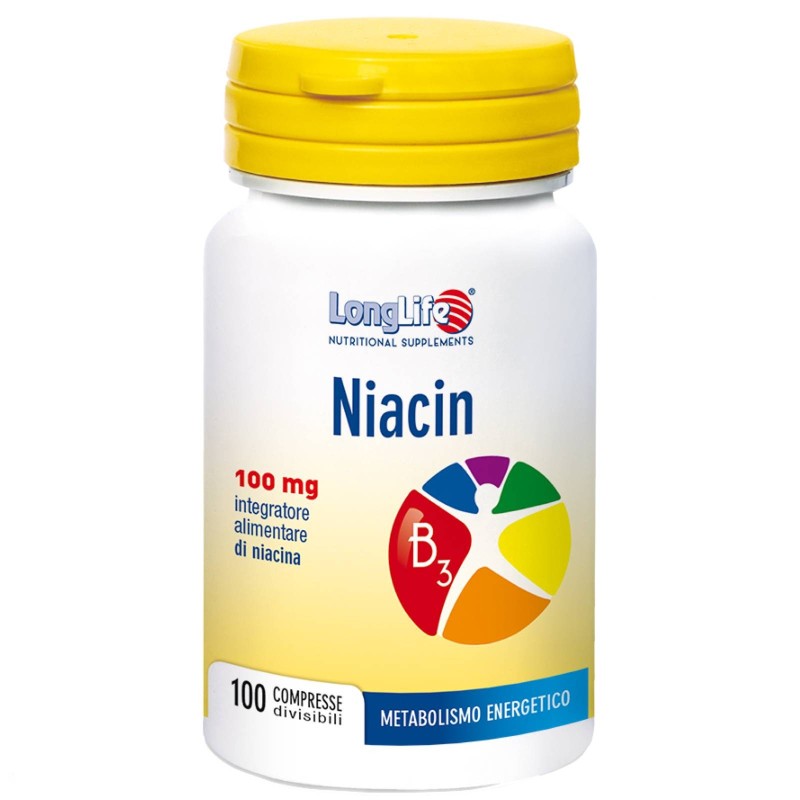 LONG LIFE NIACIN 100 cpr