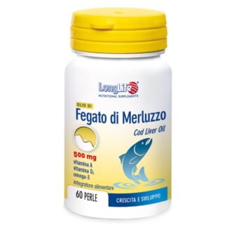 LONG LIFE OLIO DI FEGATO DI MERLUZZO 60 perle