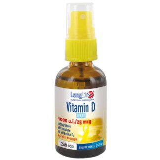 LONG LIFE VITAMIN D 1000 U.I. SPRAY - 30 ml