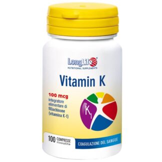 LONG LIFE VITAMIN K 100 mcg - 100 cpr