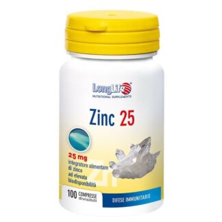 LONG LIFE ZINC 25 100 cpr