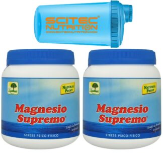 Magnesio Supremo NATURAL POINT 2x 300 gr Minerale Citrato Carbonato Anti Stress