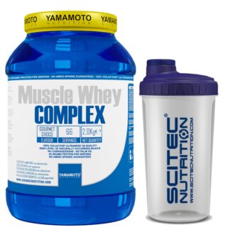 Muscle Whey COMPLEX YAMAMOTO NUTRITION  2 kg Proteine + SHAKER