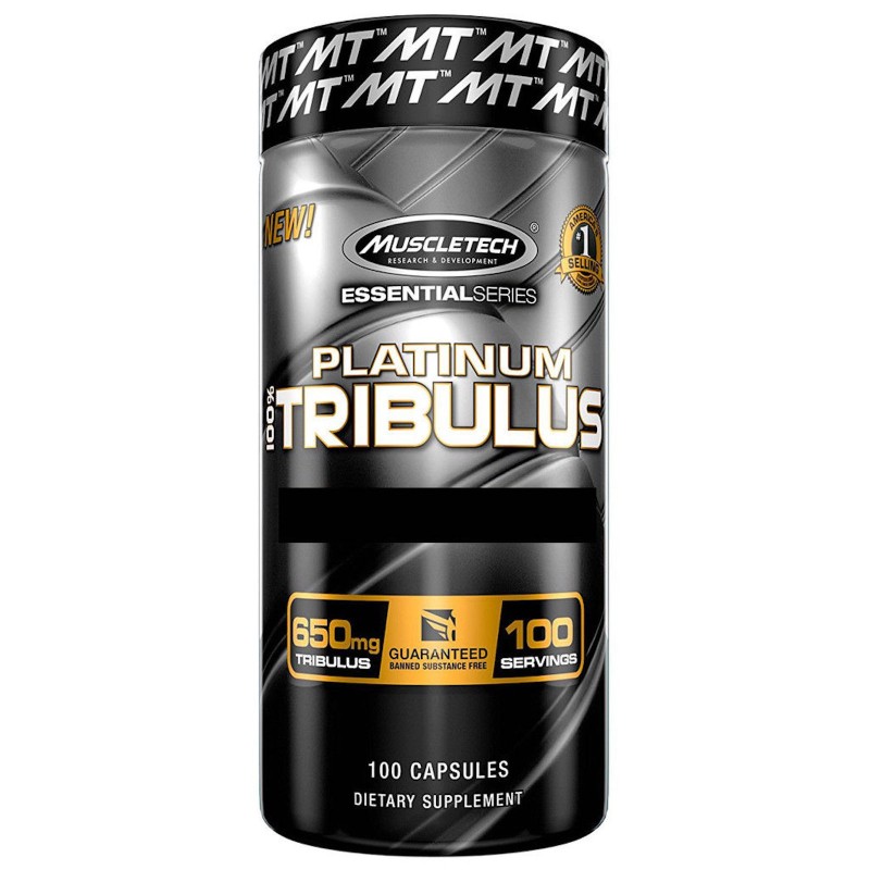 MUSCLETECH Platinum 100% Tribulus Essential Series 100 caps